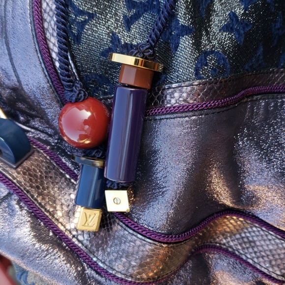 ULTRA RARE LOUIS VUITTON BAG Limited Edition Lurex Bluebird - Picture 5 of 13